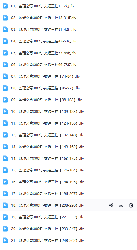 王娜2025年监理工程师【交通控制】XSW-核心300句百度云网盘下载